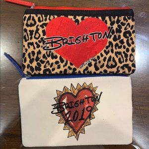 2 Brighton makeup pouches